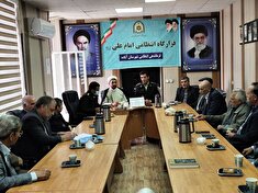 دیدار پیشکسوتان انتظامی شهرستان آباده با فرمانده انتظامی شهرستان