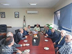 دیدار رئیس کانون بازنشستگان انتظامی استان فارس و جمعی از بازنشستگان با معاون هماهنگ کننده انتظامی استان فارس
