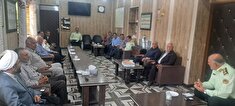 دیدار پیشکسوتان انتظامی شهرستان فسا  با فرمانده انتظامی شهرستان