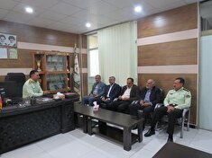دیدار رئیس و نماینده مجمع کانون بازنشستگان استان با فرمانده انتظامی شهرستان بویراحمد
