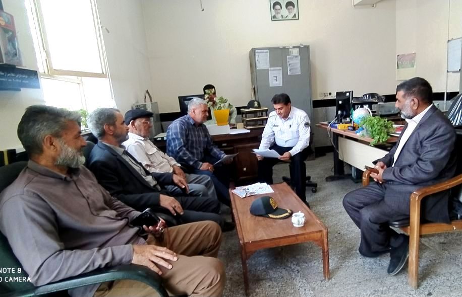 دیدار با معاون اجتماعی فرماندهی انتظامی شهرستان قاین