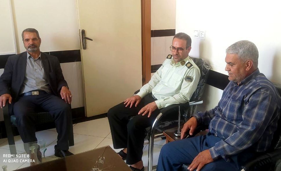 دیدار با رئیس حفاظت اطلاعات فرماندهی انتظامی شهرستان قاین