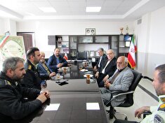 دیدار با رئیس کلانتری شریف آباد شهرستان پاکدشت