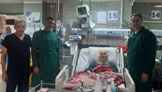 عیادت ازپیشکسوت بازنشسته رزمنده دوران دفاع مقدس حسن یوسفی