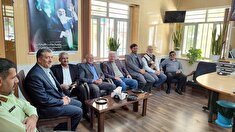 دیدار جمعی از بازنشستگان با رئیس کلانتری ۱۱ شهرستان
