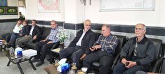 دیدار  جمعی از بازنشستگان با رئیس کلانتری ۱۳ کلیشاد شهرستان