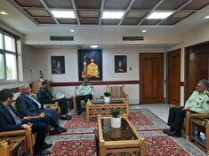 دیدار با سردار تقوی فرمانده ارشد انتظامی خراسان رضوی