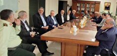 دیدار سردار جعفری نسب با معاون نیروی انسانی فراجا