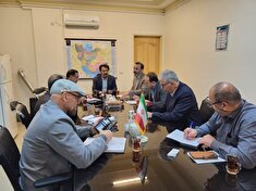 جلسه مدیرکل تامین اجتماعی نیروهای مسلح استان با روسای کانون استان