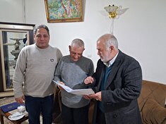 دیدار رئیس کانون بازنشستگان استان آذربایجان غربی با ۴تن از پیشکسوتان