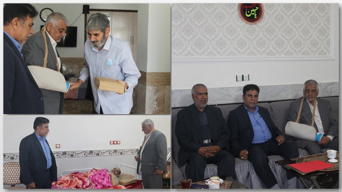 دیدار رئیس کانون بازنشستگان انتظامی استان با چهار نفر از اعضای پیشکسوت