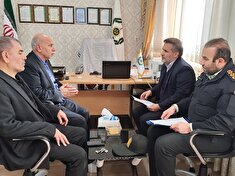 جلسه تعامل گزینش فرماندهی انتظامی استان اردبیل با کانون بازنشستگان استان