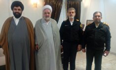 دیدار و تجلیل ازپیشکسوت انتظامی حجت الاسلام کریمیان در شهرستان بابلسر