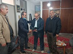 دیدار و تجلیل ازپیشکسوت انتظامی محمددمنده در شهرستان ساری