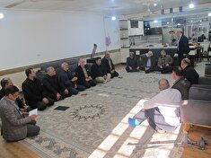 عیادت از بازنشسته رسول رحیمی در منزل  درشهرستان آزادشهر