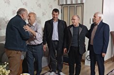 دیدار از بازنشسته محمدسعادت در منزل  درشهرستان گرگان