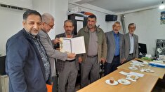 دیدار وتجلیل از پیشکسوت مجید کرمی در شهرستان نکا