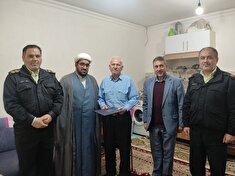 دیدار فرمانده انتظامی شهرستان خمام با سه پیشکسوت عرصه نظم و امنیت