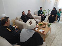 دیدار رئیس عقیدتی وسیاسی فرمانده انتظامی استان گیلان با مستمری بگیران شهرستان آستانه اشرفیه