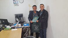 دیدار وتجلیل از پیشکسوت روح الله خاکزاد سوچلمایی در شهرستان نکا