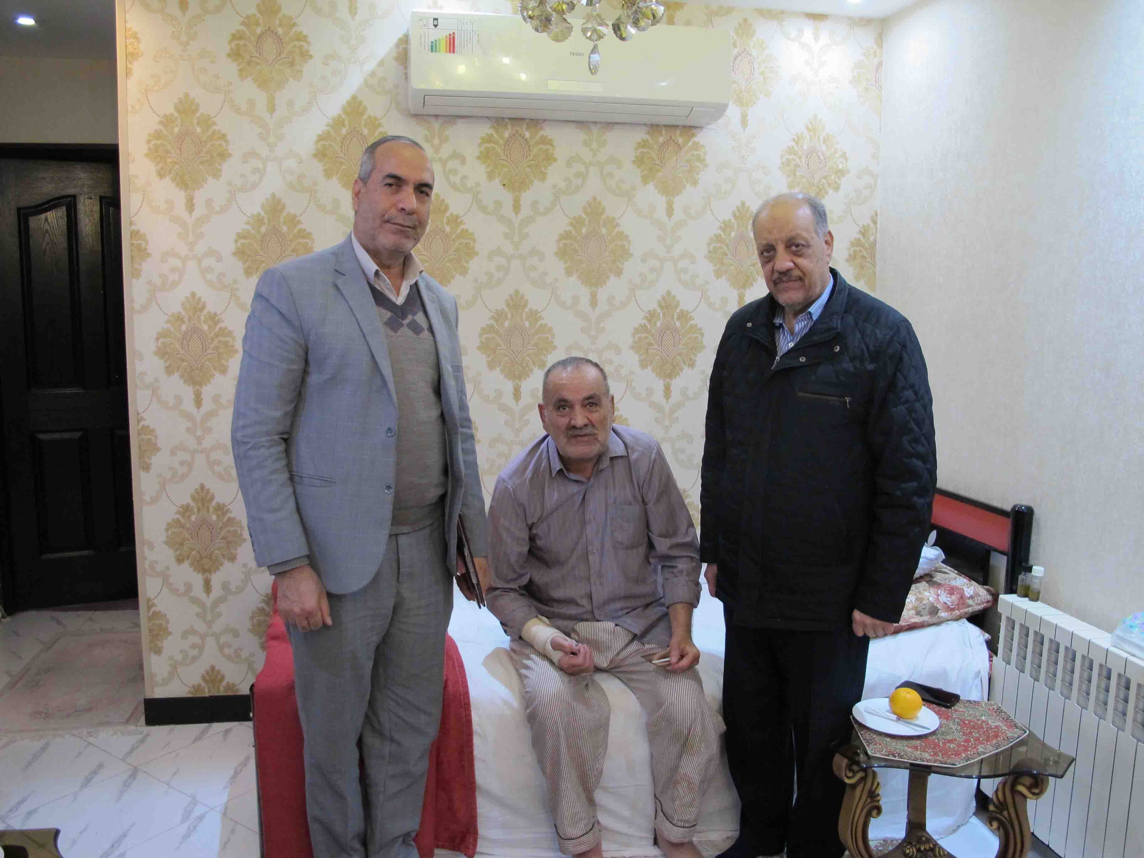 دیدار و سرکشی از ۴ نفر پیشکسوتان شهر اراک