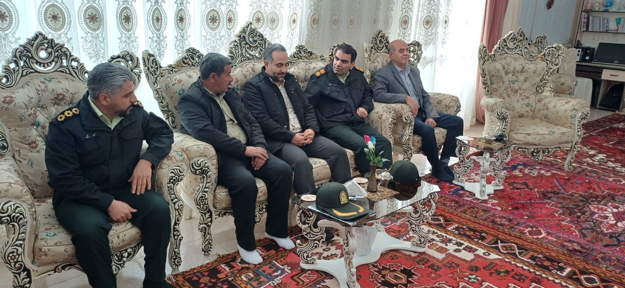 دیدار از بازنشسته یوسف رحمان زاده در منزل شهرستان آذرشهر