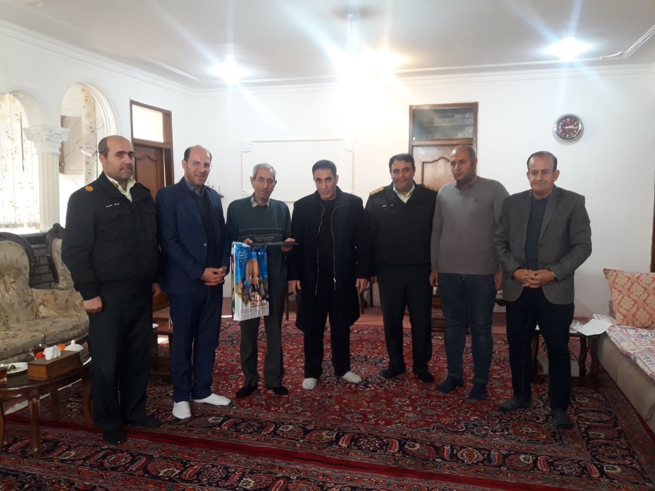 دیدار با دو نفر از اعضای وابسته در منزل در شهرستان مراغه