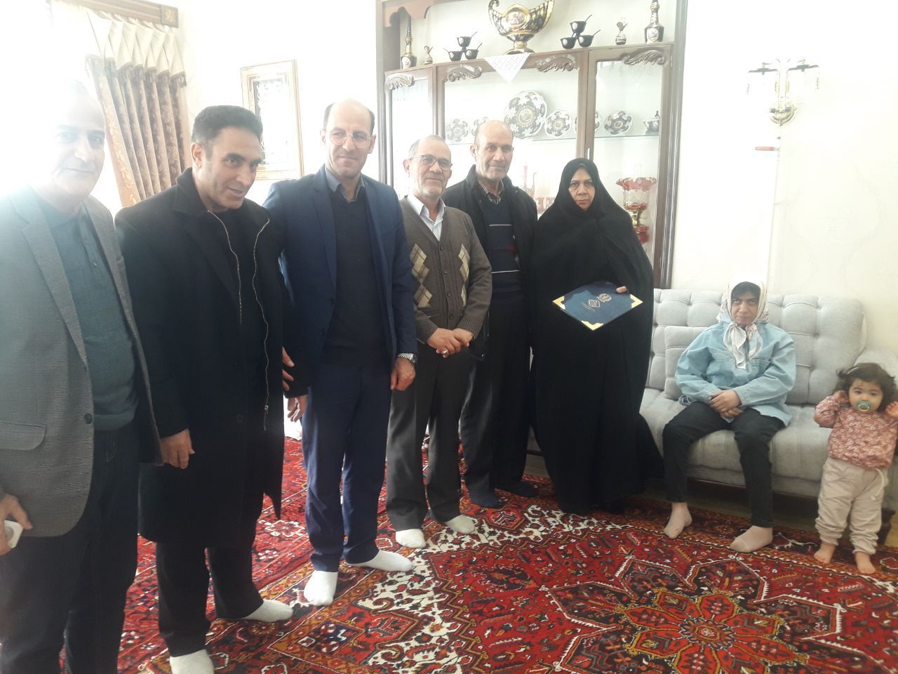 دیدار با دو نفر از اعضای وابسته در منزل در شهرستان مراغه