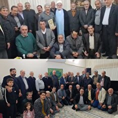 رئیس کانون به اتفاق جمعی از بازنشستگان از دو پیشکسوت دیدار کردند