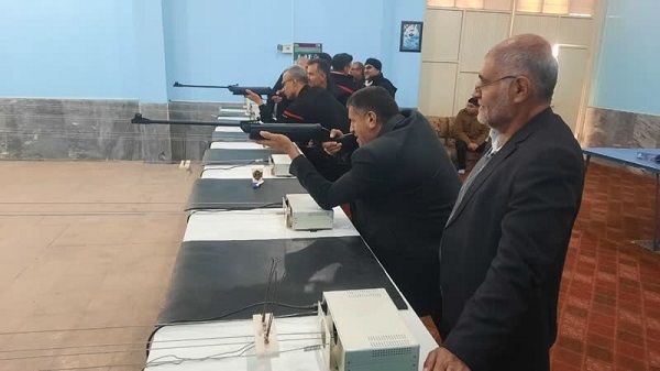 برگزاری مسابقه تیراندازی بازنشستگان فراجا  ویژه بزرگداشت دهه فجر