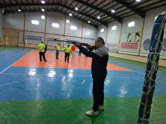 برگزاری مسابقه دارت و تیراندازی پیشکسوتان انتظامی شهرستان جویبار