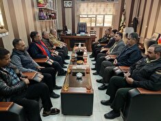 دیدار با جانبازان انتظامی شهرستان داراب