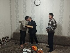 دیداروعیادت ازاعضای بازنشسته درشهرستان  گرگان