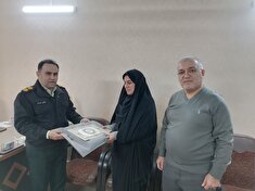 دیداروتکریم از مستمری بگیر مینا آبسته در شهرستان قائمشهر