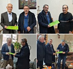 دیدار و سرکشی از پیشکسوتان و مستمری بگیران انتظامی در منزل