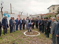 کلنگ احداث ساختمان جدید کانون بازنشستگان انتظامی استان مازندران زده شد