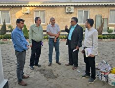 بازدید میدانی جانشین کانون بازنشستگان از پیشرفت پروژه انبارسر