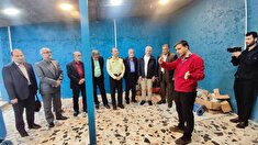 بازدید سردار محمدشرفی جانشین معاون هماهنگ کننده انتظامی از پروژه مجتمع انبارسر