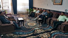 دیدار فرمانده انتظامی شهرستان فیروزآباد با پیشکسوت انتظامی سرهنگ روستا