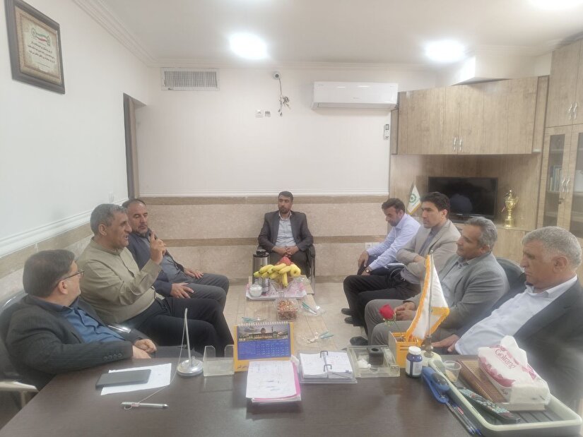 دیدار و ملاقات مدیرکل تامین اجتماعی نیروهای مسلح با رئیس کانون استان ک و ب