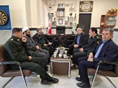 دیدار فرمانده انتظامی استان اردبیل با فرمانده انتظامی و هنگ مرزی شهرستان مرزی گرمی