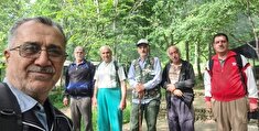 برگزاري ورزش صبحگاهی و دورهمی  اعضای وابسته  درمنطقه جنگلی چهارکوه  شهرستان کردکوی
