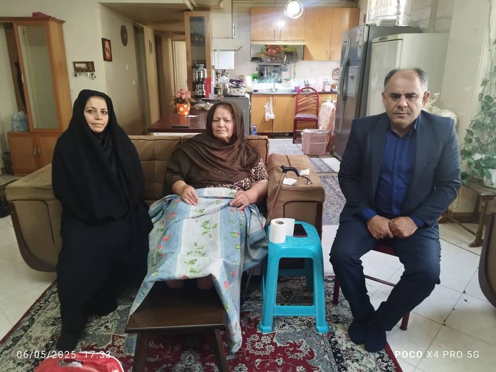 دیدار و سرکشی با تعداد 6 مستمری بگیر فراجا استان البرز