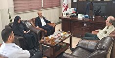 حضور مدیر کل بازنشستگی تهران در دفتر دستیار فرماندهی انتظامی