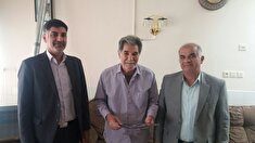 دیدار صمیمی با بازنشسته جناب آقای سید کاظم هاشمی نسب اناری