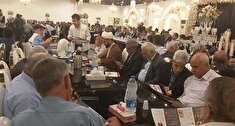 محفل انس و الفت اعضاي وابسته نیروي انتظامی در شهرستان گنبد به مناسبت ولادت امام رضا (ع)