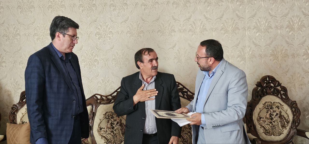 دیدار با ده نفر از اعضای وابسته و جانباز در منزل