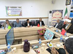 برگزاری نشست با کارکنان شش ماه مانده به پایان خدمت(طرح میقات)در عقیدتی سیاسی استان