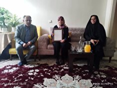 دیدار با دو تن از بازنشستگان خانم استان البرز