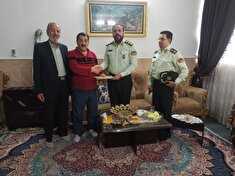 دیدار با یک پیشکسوت در شهرستان ساوه